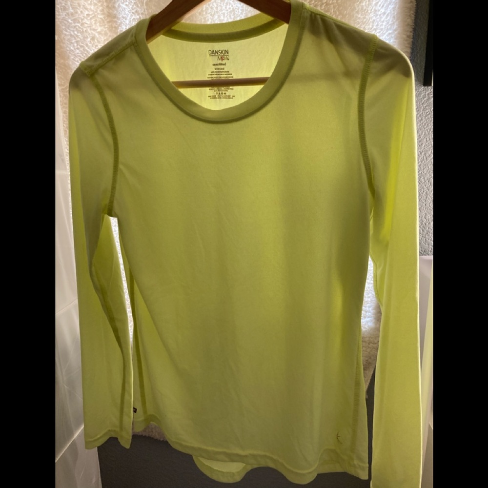 Bright yellow sweatshirt